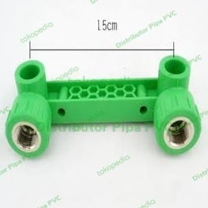 Double Keni Drat Dalam PPR 1/2 inch / KDD 20mm Sambungan Pipa PPR