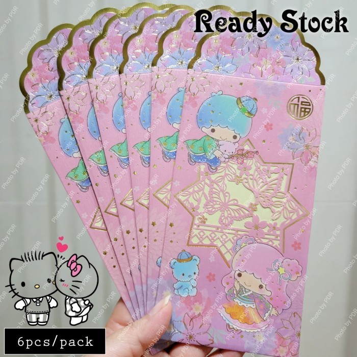 

Amplop Ampao Sanrio Original Isi 6 Premium Little Twin Stars