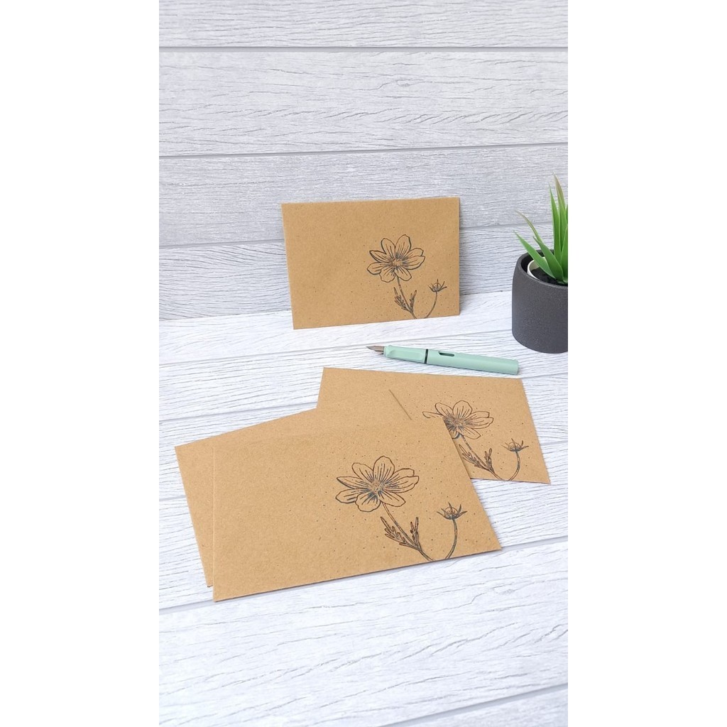 

Paperiko A6 Kraft Envelope / Amplop A6 Kertas Kraft Env06S