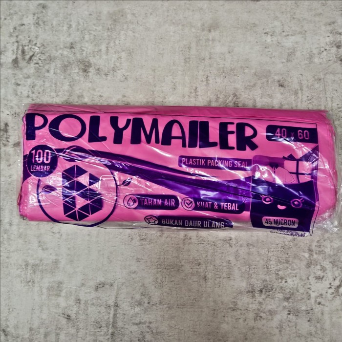 

Polymailer Pink 40X60 Cm / Plastik Packing Online Amplop Plastik