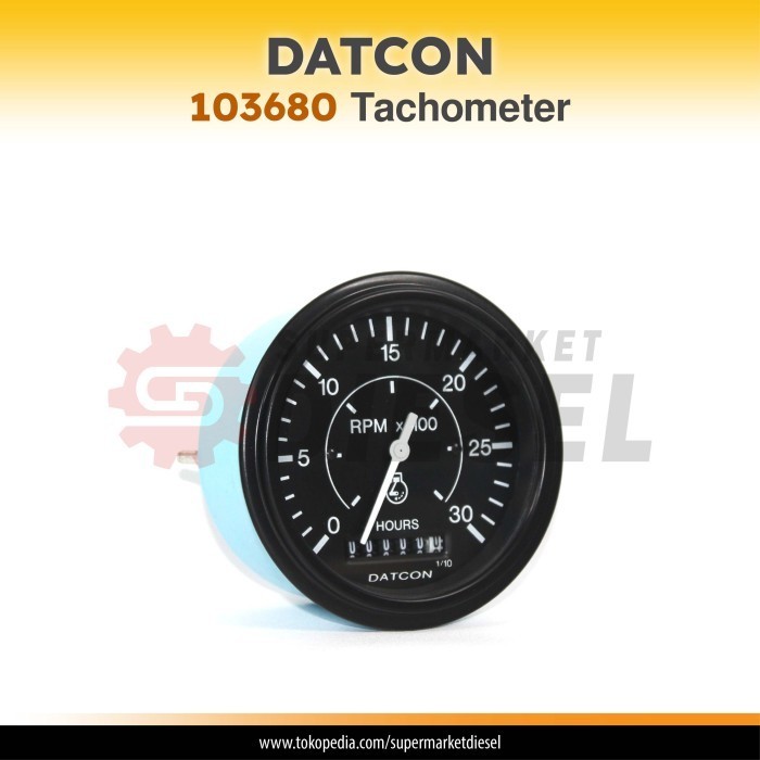 ✅New Datcon 103680 Tachometer 0-3000 Rpm / Cummins 3049555 Terbaru