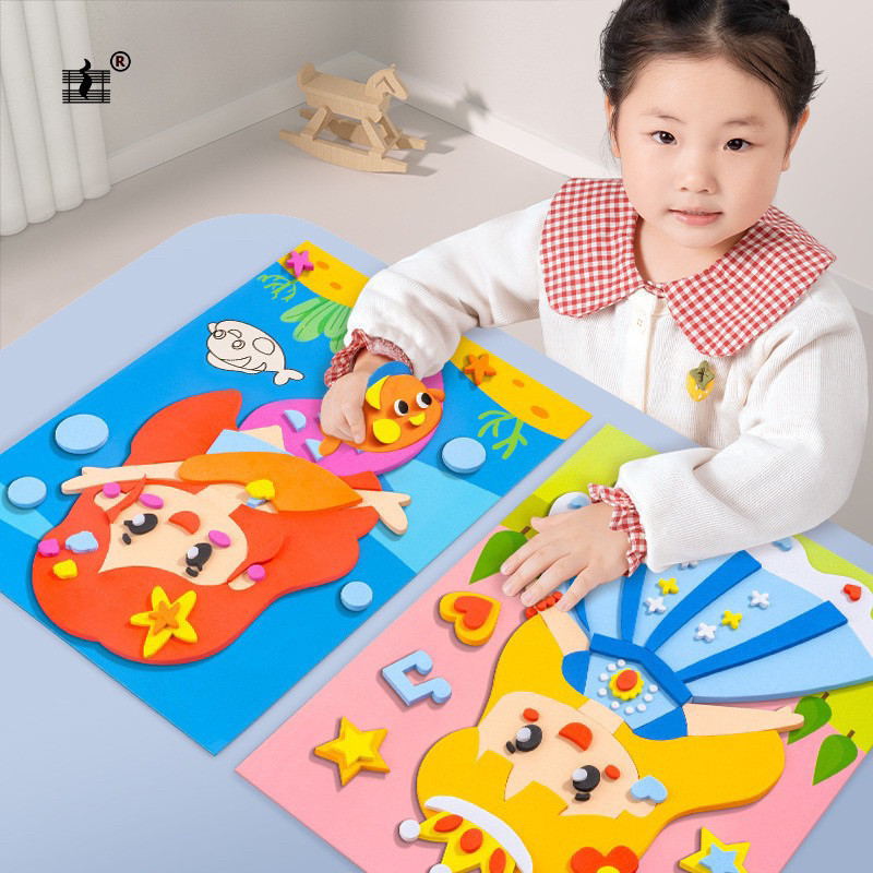 

mainan eva stier princess 12 set / dino stier / animal stiker