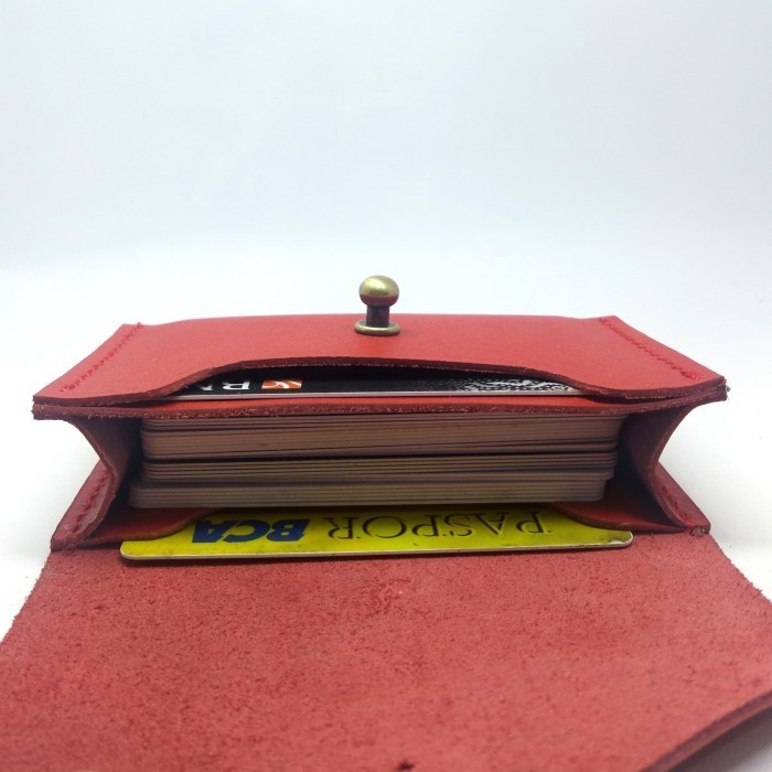 

Dompet Kartu Muat Banyak Model Amplop Simpel Warna Merah - Phwl246