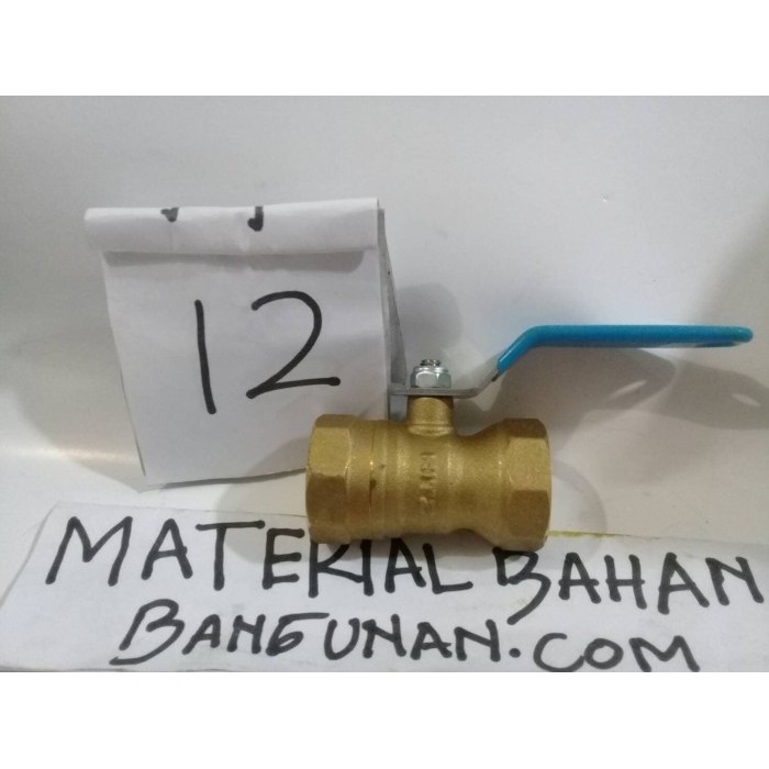 ✨New Ballvalve 0.5 Inch Kitz Biru Stop Kran Air Pralon Peralon Diskon
