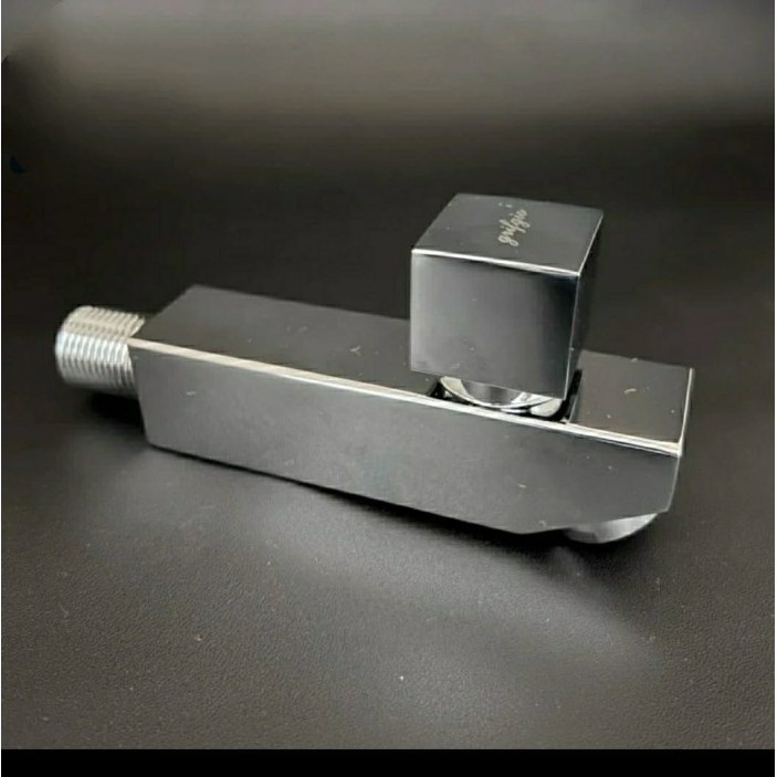 ✨COD Keran Tembok Kotak Minimalis 8009-Kran Air Wudhu Taman Tebal Unik Bras Berkualitas