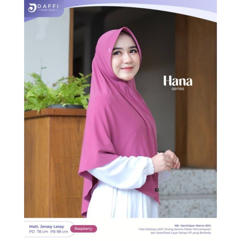 HANA Jumbo Syari Daffi Hijab Terbaru Jilbab Instan