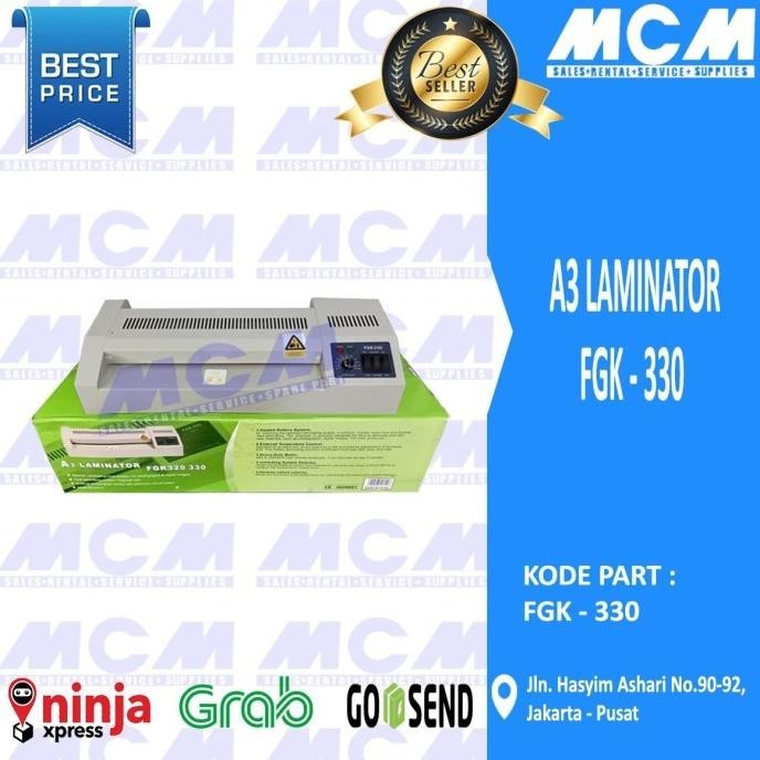Terbaru A3 LAMINATOR FGK-330