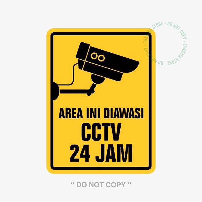 

Rambu Area Ini Diawasi Cctv 24 Jam 30 X 40 Cm Plat Alumunium