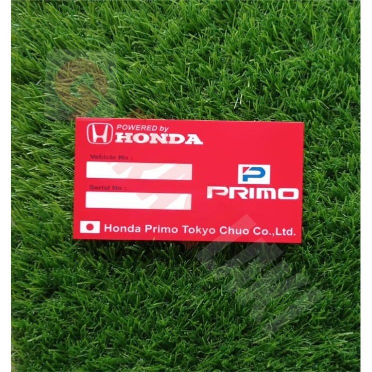 

Sticker Honda Primo Barcode Tempel Dalam Kaca