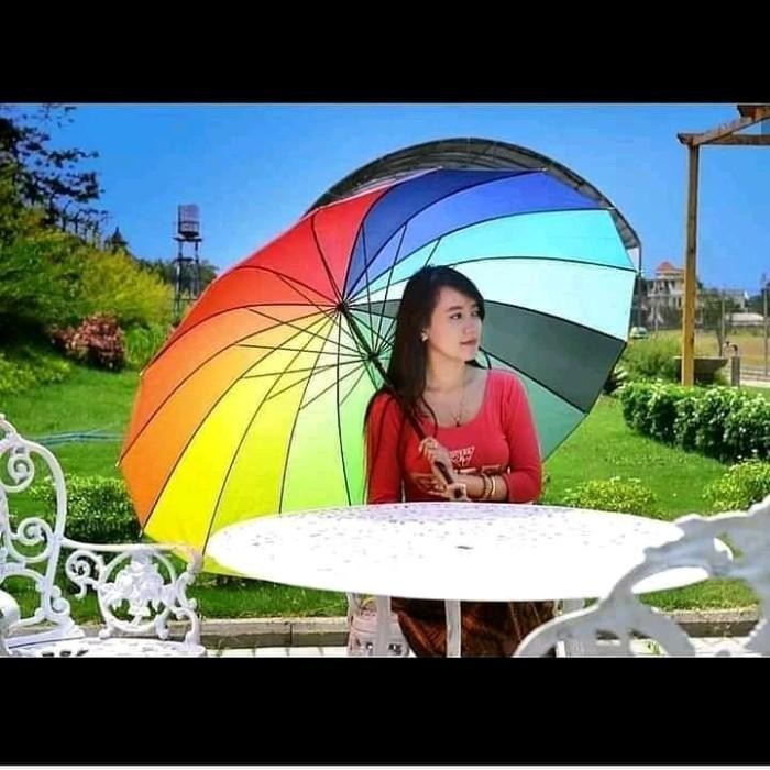 PAYUNG PELANGI PAYUNG GOLF PELANGI PAYUNG SUPER JUMBO
