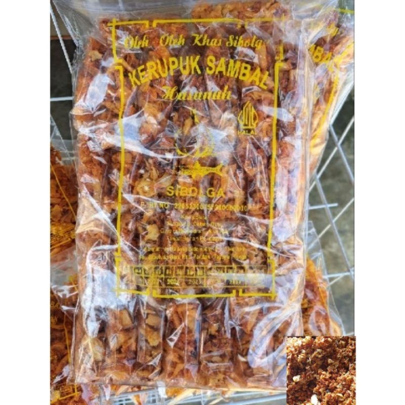 

keripik sambel sibolga kemasan kecil