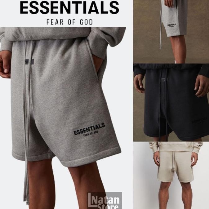 Celana FOG Essentials Short BW Full Label & Tag / Celana Pria