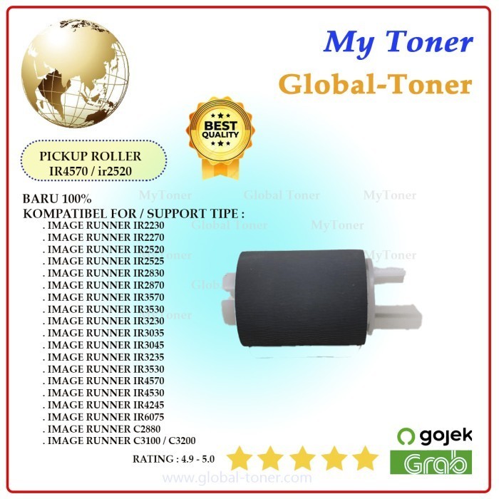 1Set Pickup Roller ( Karet Penarik Kertas) Compatible Ir4570 Ir-4570 Best