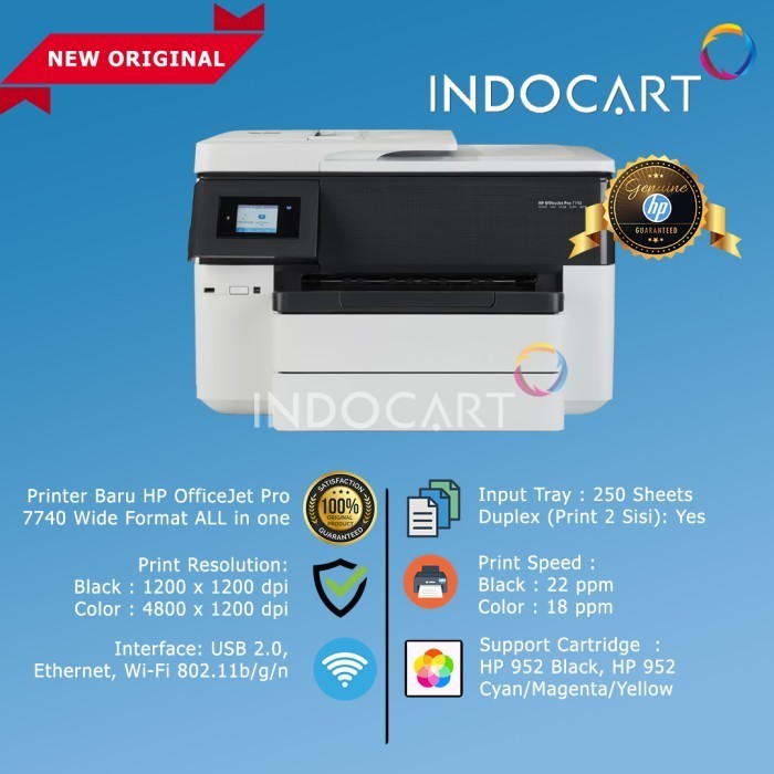 Printer Hp Officejet Pro 7740 Wide Format All In One Print Scan Copy Best