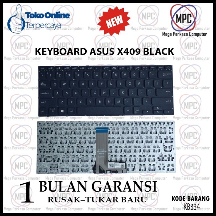 Keyboard Laptop Asus A409 X409 A409F A409U A409M A409Fa Best