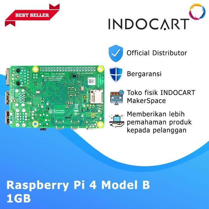 Indocart Raspberry Pi4 Pi 4 Model B 1Gb Best