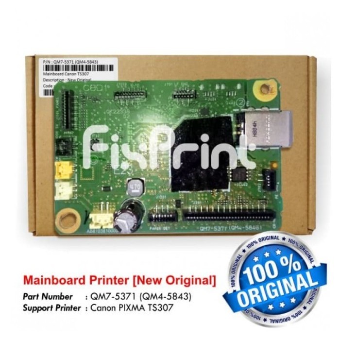 Mainboard Printer Canon Ts307 Board Motherboard Ts-307 Original Best
