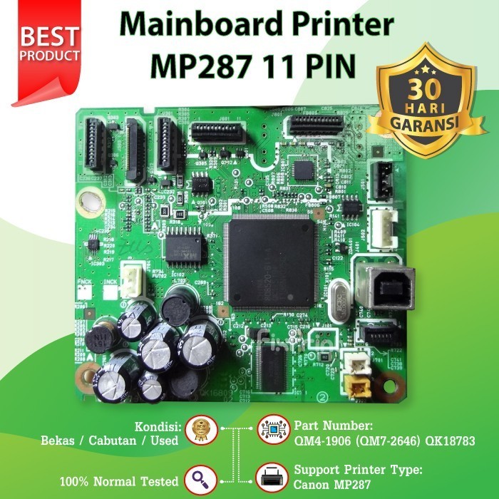 Board Canon Mp287 Mainboard Mp 287, Motherboard Mp287 11 Pin Best