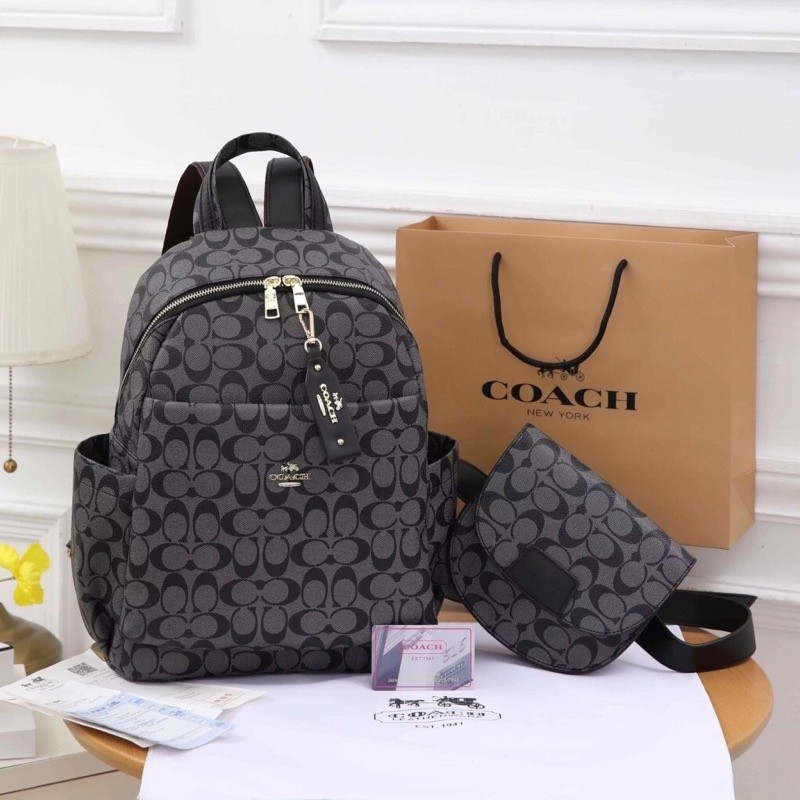 [BEAUTY LR COLLECTION] RANSEL C@ACH set 8026 SET WAISTBAG RANSEL WANITA BRANDED IMPORT