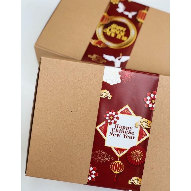 

TRY Paper Belt Imlek / Paperbelt CNY Sabuk Hampers Imlek - Isi 10 Pcs TERLARIS