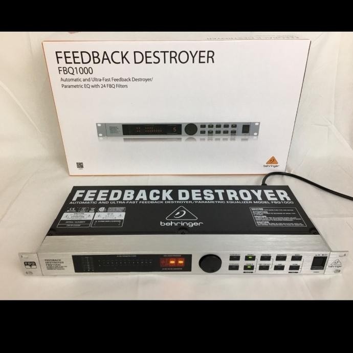 Behringer Feedback Destroyer Behringer Fbq1000 Fbq 1000 Anti Feedback