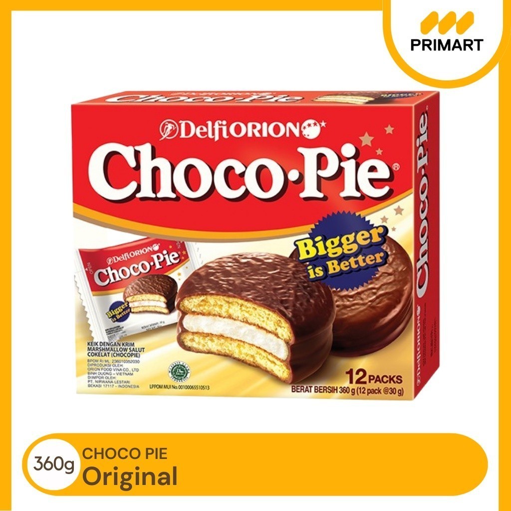 

Delfi Orion Choco Pie 12P Original 360 gr