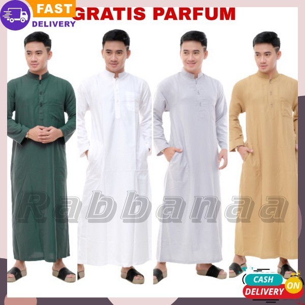 Baju Leberan Cowok Baju Peria Distro Jubah Pria Dewasa Premium Gamis Koko Baju Muslim Laki2 Bju Pake