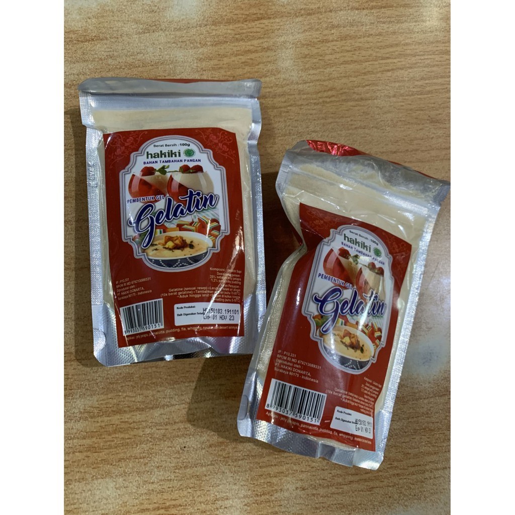 

Gelatin Powder 100 Gr Pa Hakiki / Gelatin Bubuk Halal 100Gr Instant Gelatin Gelatine