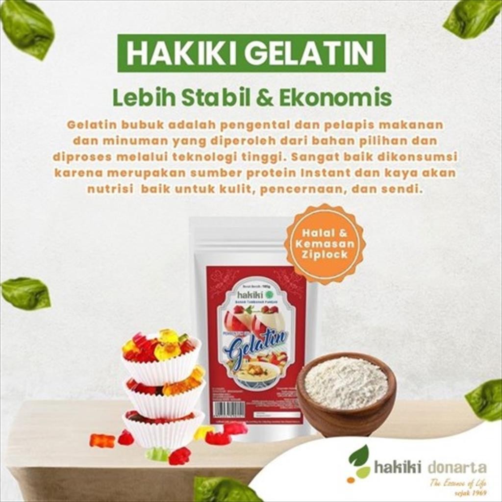 

Hakiki Gelatine Bubuk 100Gr