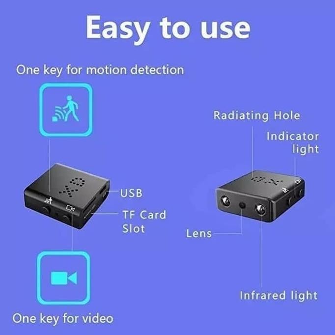 Baru Murah Kamera Kecil Tersembunyi Pengintai Wifi Camera Cctv Mini Spy
