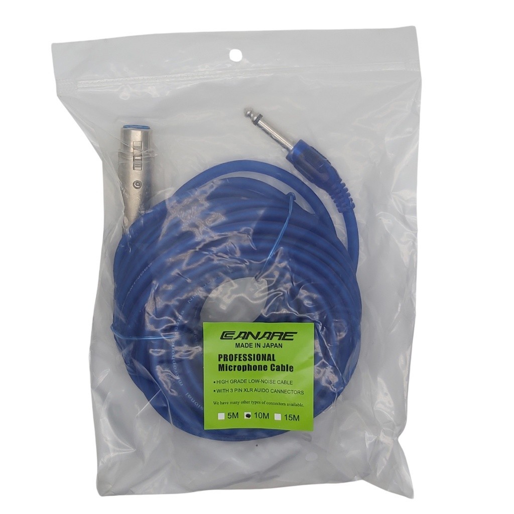 Kabel Mic Canare Jack Xlr Female To Jack Akai Kabel Microphone 10 Meter