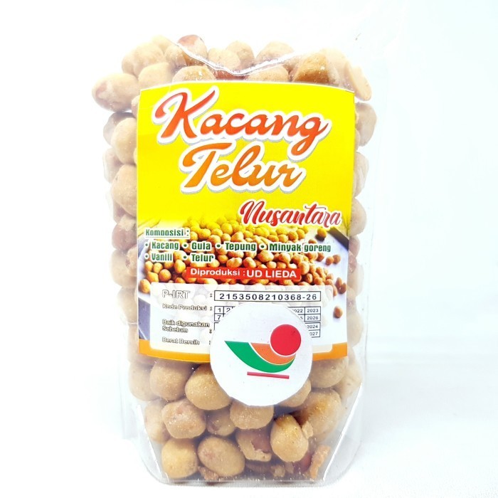 

best seller] LIEDA KACANG TELUR NUSANTARA 200gr TELOR OVEN GARUDA TANAH CAMILAN