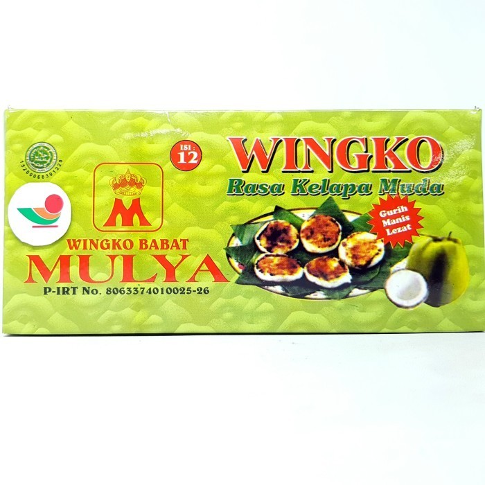 

((((()paling dicari] MULYA WINGKO BABAT RASA KELAPA MUDA ISI 12pcs KUE OLEH KHAS SEMARANG