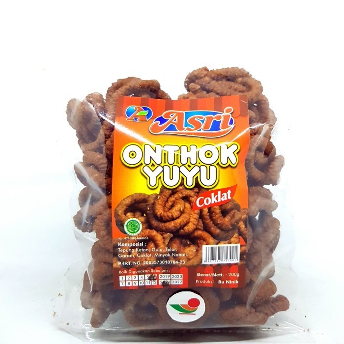 

Produk Terbaik] ASRI ONTHOK YUYU COKLAT 200gr KUE KERING PERTOLO ONTOK LEBARAN NATAL