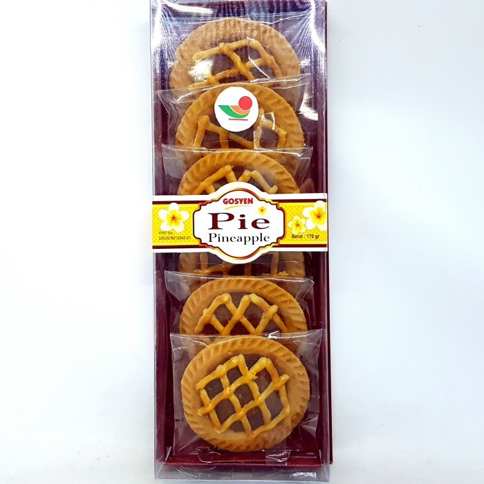 

yang dicari] GOSYEN PIE CRISPY PINEAPPLE 170gr PIA PAI RASA NANAS KHAS SURABAYA