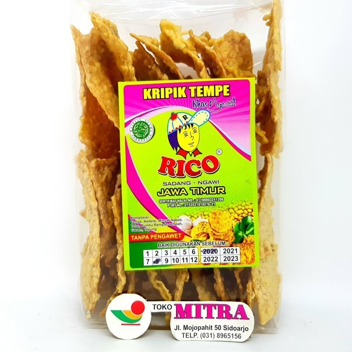 

,,,,,,,] RICO KERIPIK TEMPE 250gr KRIPIK ASLI OLEH KHAS MALANG KEDELAI DELE