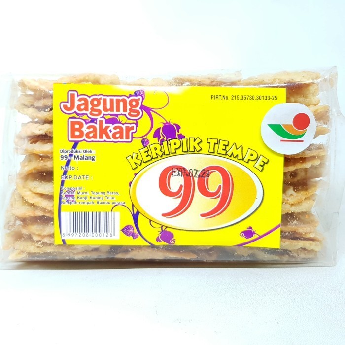 

Produk Unggulan] 99 KERIPIK TEMPE RASA JAGUNG BAKAR 210gr KRIPIK OLEH KHAS MALANG