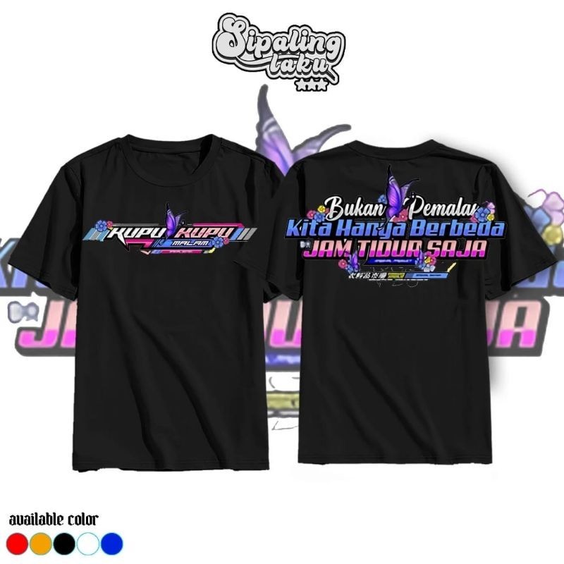 KAOS DISTRO KREN KUPU KUPU MALAM