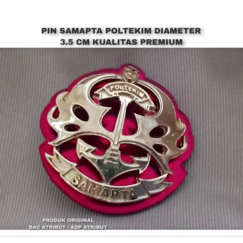 PIN SAMAPTA POLTEKIM EXLUSIVE ORIGINAL BAC ATRIBUT