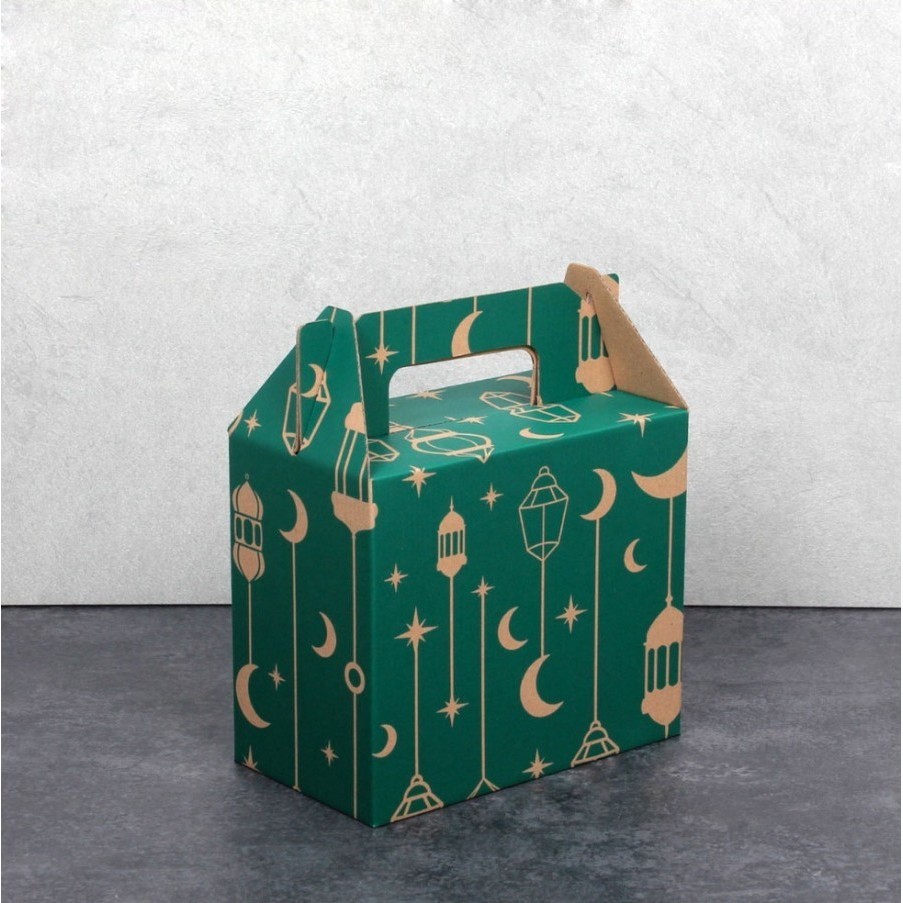 

10 Pcs Dus Jinjing Box Tenteng Kotak Packaging Botol Hampers Lebaran 21x12x18