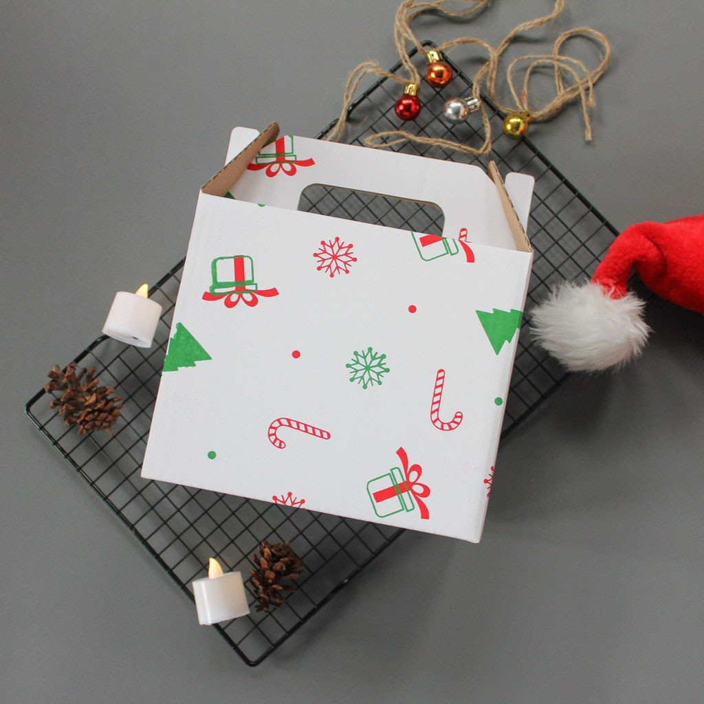 

10 Pcs Kardus Jinjing Natal Dus Botol Kale 250ml Isi 8 Box Christmas 21x12x18 cm