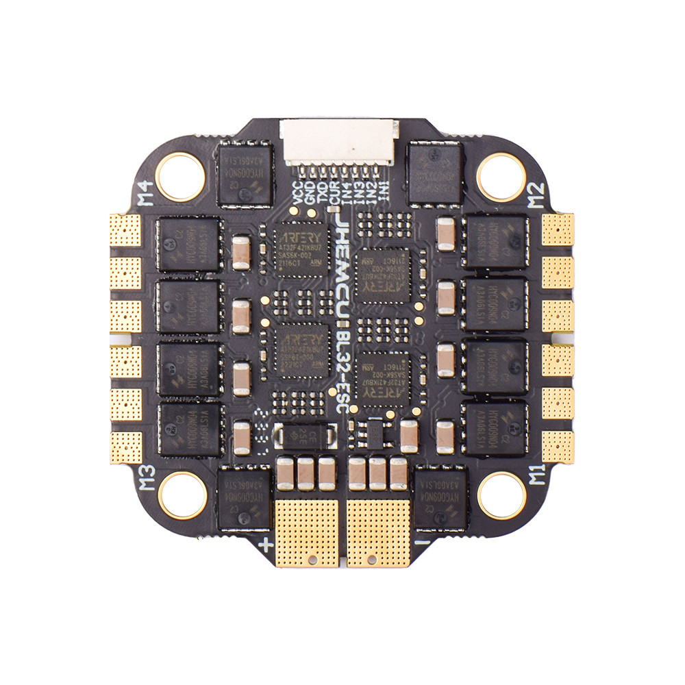 JHEMCU 60A 3-6S BLHELI_32 4in1 Brushless ESC 30.5x30.5mm for RC Drones