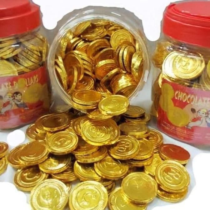 

New An Imlek/ Cemilan Imlek/ Cokelat Koin Emas 200 Pcs Berkualitas