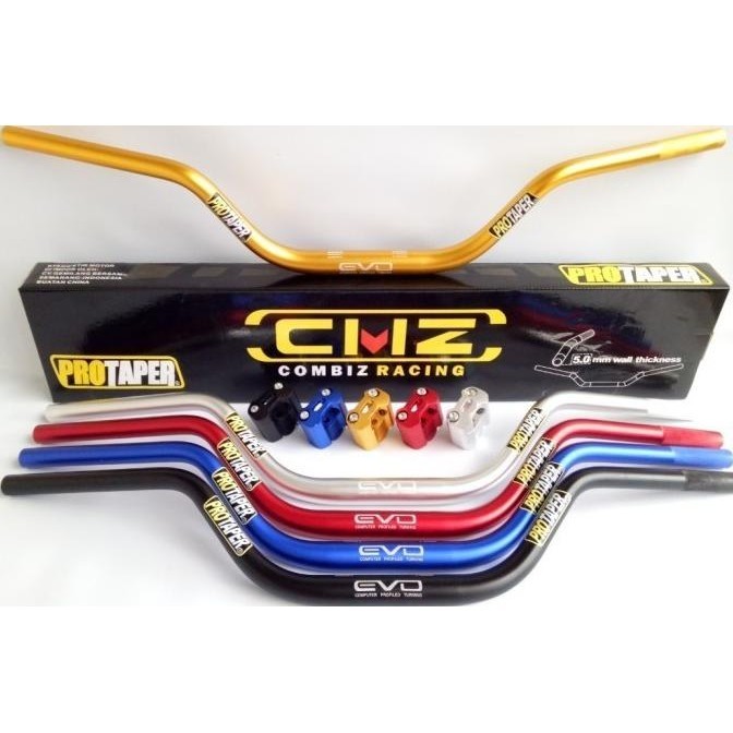 BEBAS ONGKIR - STIR FATBAR HIGH STANG PROTAPER 5MM + RAISER STIR UNIVERSAL MOTOR