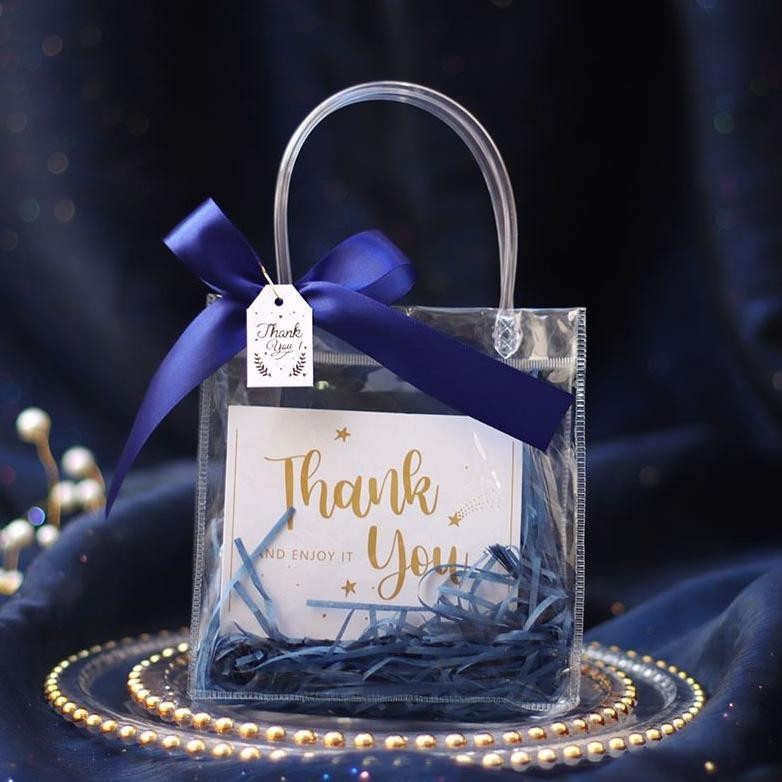 

PROMO (Grosir 10 Buah) Tas Mika Kancing Hampers Goodie Bag Premium JNSH
