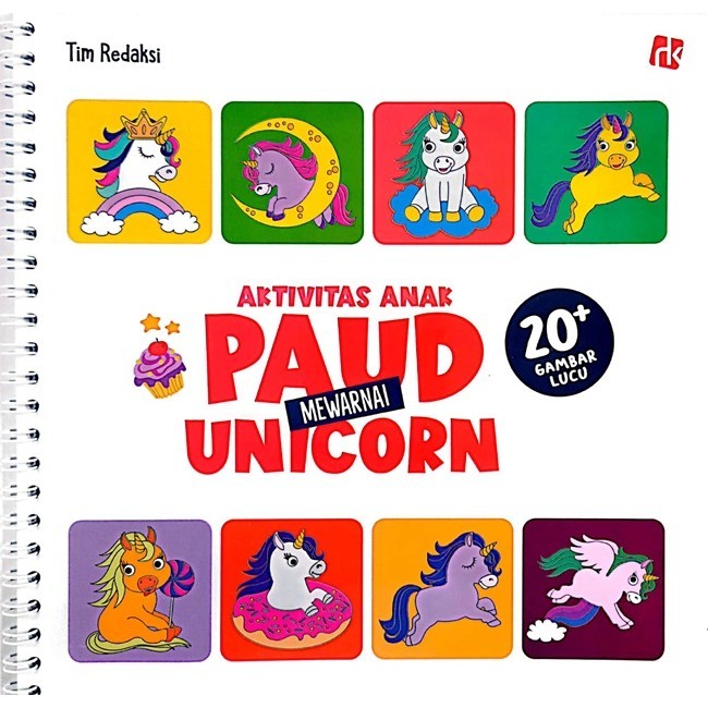 Aktivitas Anak Paud : Mewarnai Unicorn