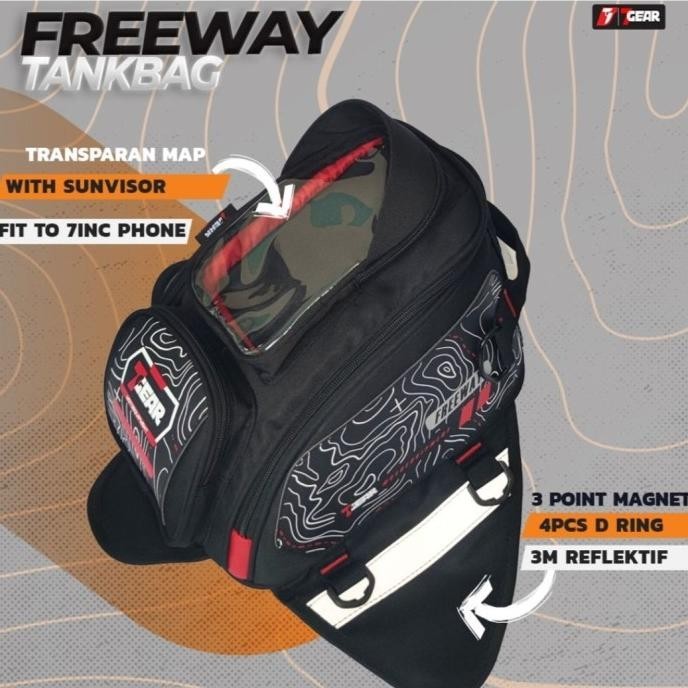 TERBARU - Tank Bag 7Gear Freeway
