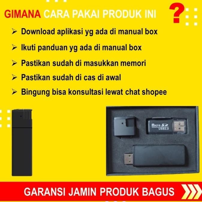 Baru KAMERA PENGINTAI KECIL CCTV MINI TERSEMBUNYI TANPA KABEL SPYCAM SPY