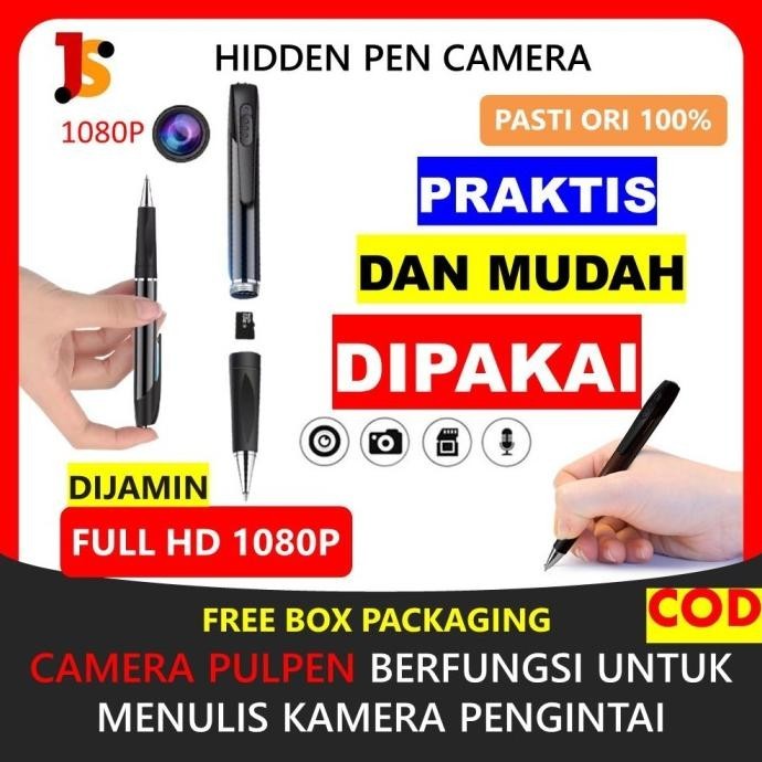 Baru KAMERA PULPEN CAMERA CCTV TERSEMBUNYI PENGINTAI MINI KECIL SPY IP CAM