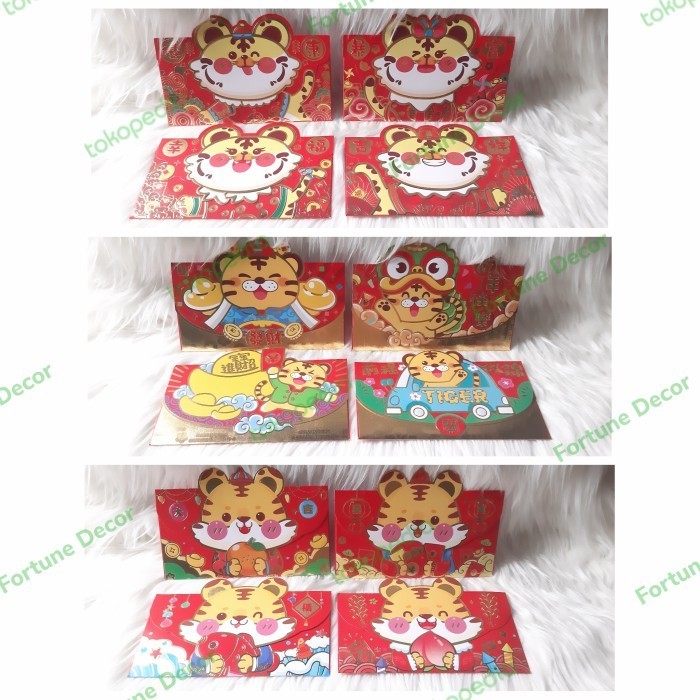 

langsung order saja] Angpao imlek harimau 2022 model amplop